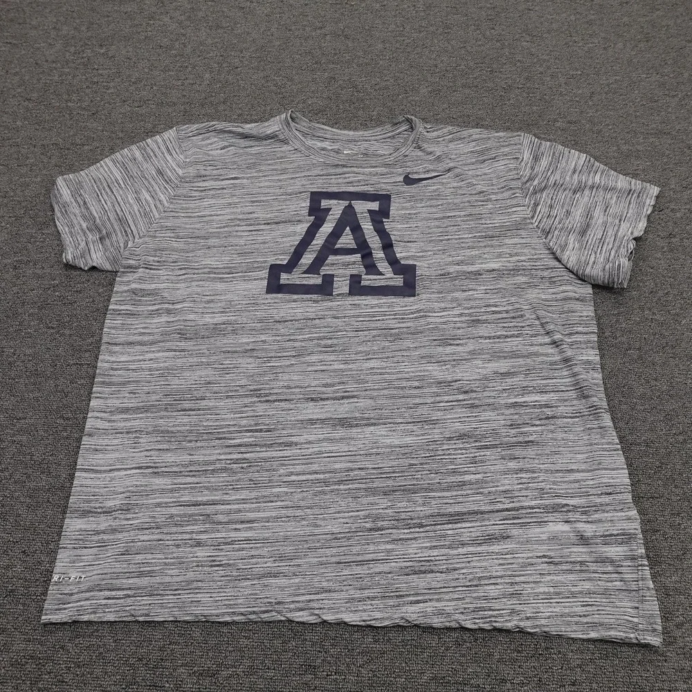Arizona Wildcats‎ Shirt Womens 2XL Gray Heather NCAA College Nike Dri-FIT Tee